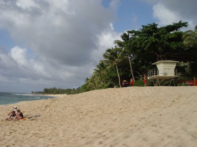 lifeguards at Sunset Beach, North Shore