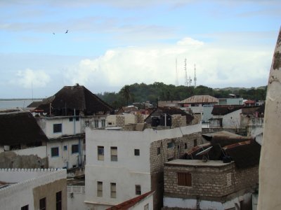 looking out from Lamu Fort