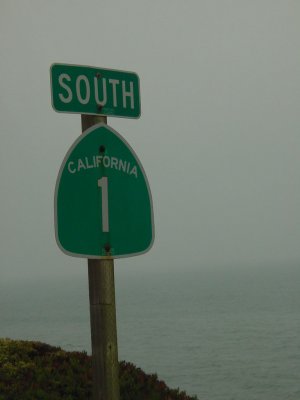 Highway 1 sign