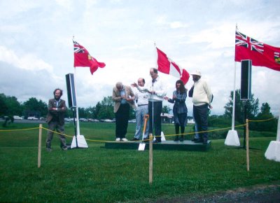 Dedication of the Fletcher Wildlife Garden, June 1990