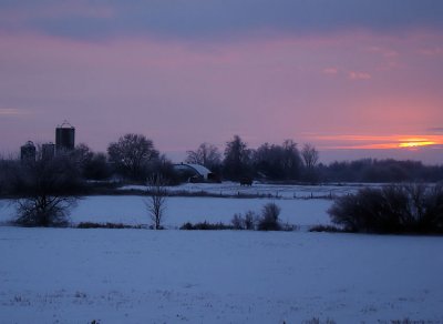 A Winter Sunset