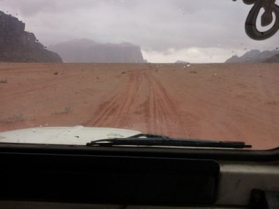 05-Entering the Protected Area of the Desert at Wadi Rum - bafd weather ahead.jpg