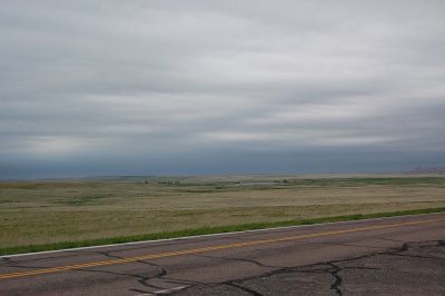 Cracked Pavement near Wall, SD