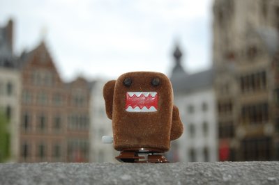 Domo-kun goes to Antwerp.JPG