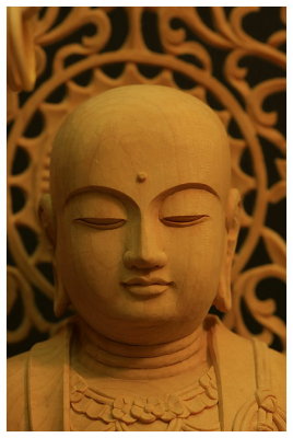 「地藏王菩薩」黃楊木雕
