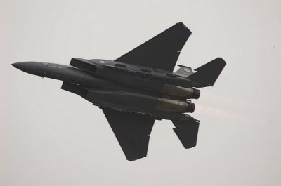 F-15 slow fly-by
