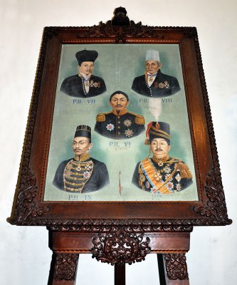 Pakubuwono VI to X who between them ruled from 1823 to 1939