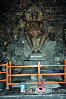 Buddha Statue at Mendut Temple - Candi Mendut