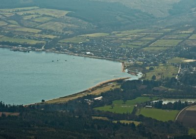 Brodick from Goat Fell summit