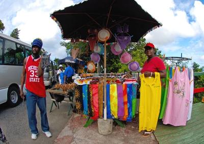13. St Lucia stall vendors.