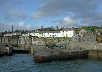 17. Coastal village harbour.