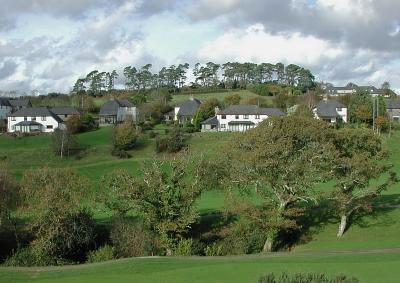 4. St Mellion houses overlooking course.