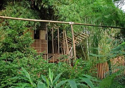 6. Eden Project bamboo house.