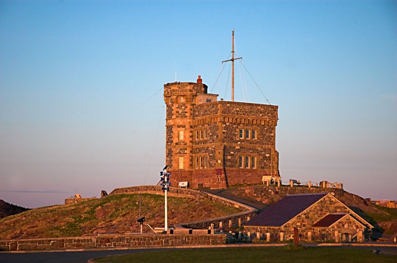 Cabot Tower at the top of Signal Hill.La tour Cabot au sommet de Signal Hill