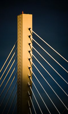 Tacoma bridge tower