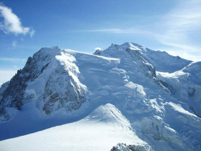 View from Aiguille du midi