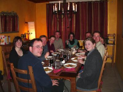 Dinner in the Chalet