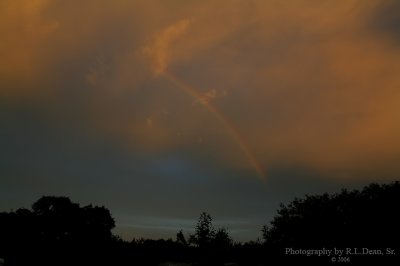 My Back Yard Series Morning  Rainbow