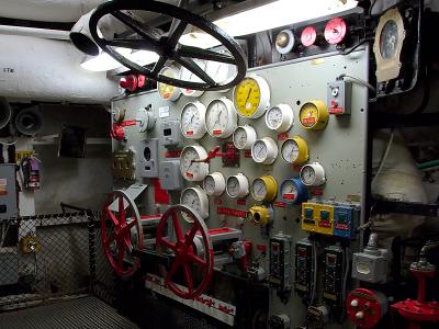 Engine Room of USS Lexington