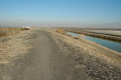 Start of the bike trail