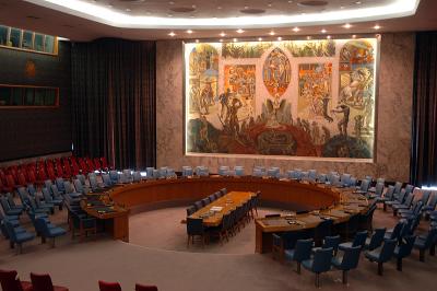 UN security council chamber