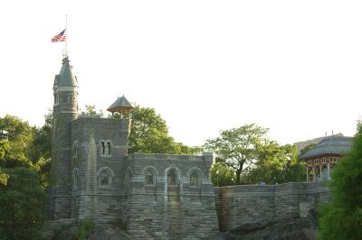 Belvedere Castle the days after the London Bombings