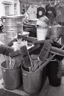Brushes in Covent Garden