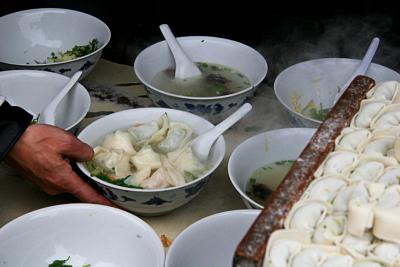 Dumpling soup - $0.50 US