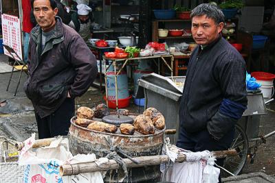 Sweet potato vendor