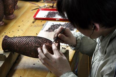 Cloisonne factory-Vase maker