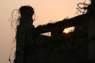 Sun is setting
