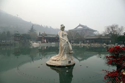 Statue at the springs