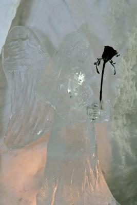 Angel with rose