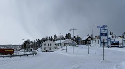 Finnsnes - a place in southern Troms.