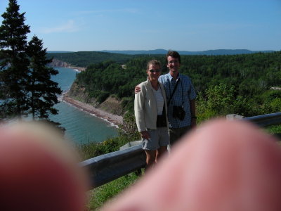 5_6_Cabot Trail and us and someones fingers.JPG