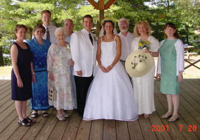 Family at Julianne's Wedding