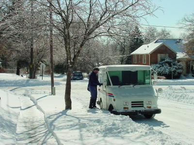 Mail in the Snow-Beaverdale