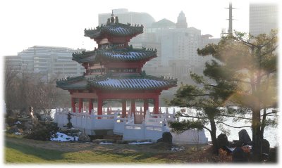 Pagoda and meditation garden