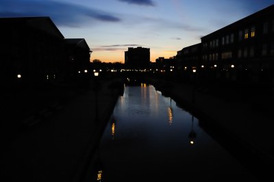 Sunset on Carroll Creek