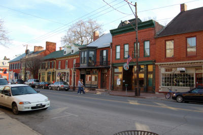 Shepherdstown, WV - The main street of the old college town