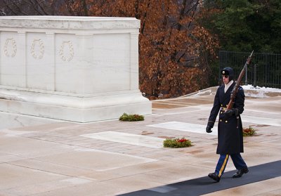 Walking Guard At The Tomb Of The Unknown Soldier