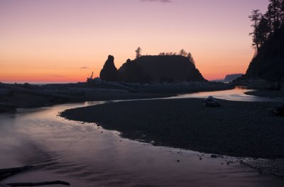 Creek At Ruby Beach