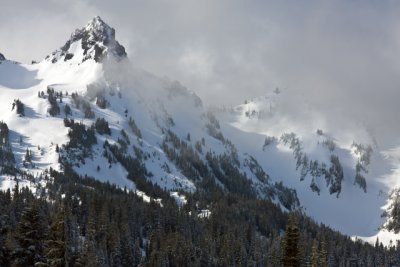 Clouds Covering Parts Of The Totoosh Range