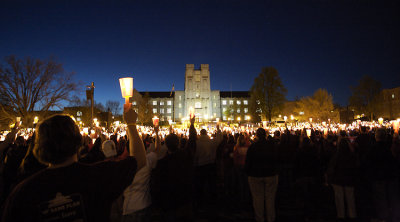 A Sea Of Candles-April 16, 2008