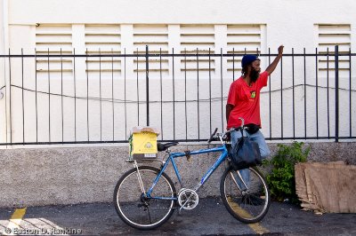 Blue Bicycle, Cross Roads, St. Andrew