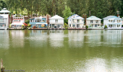 Floating Home, Willamette Channel, Sauvie Island