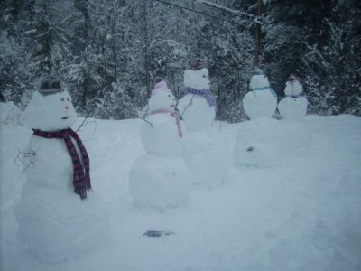 ADK snowmen