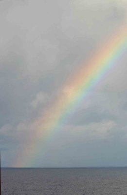 Rainbow At Sea