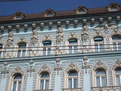 A gorgeous hotel at Blaha Luiza ter (the lines are tram cables)