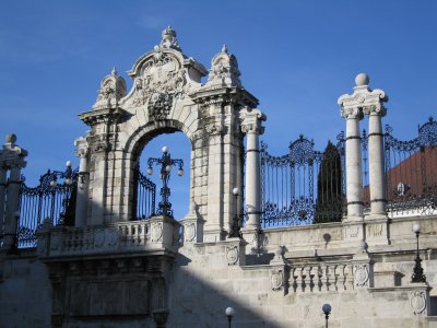  Castle Hill gates near the old Royal Palace (now a collection of several museums)